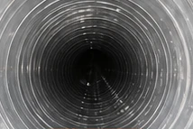 Illustrative cleaned dryer vent